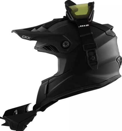 CKX Titan Air Flow kypärä+ajolasit 210 mattamusta CKX Titan Air Flow kypärä+ajolasit 210 mattamusta